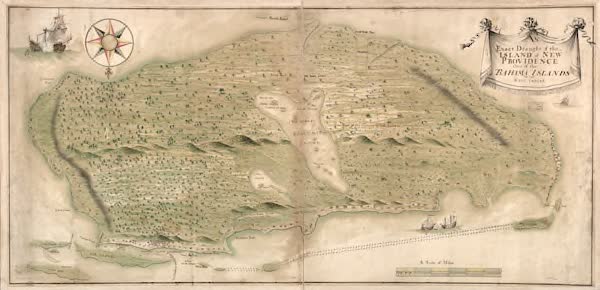 An Exact Draught of the Island of New Providence (c. 1700s)