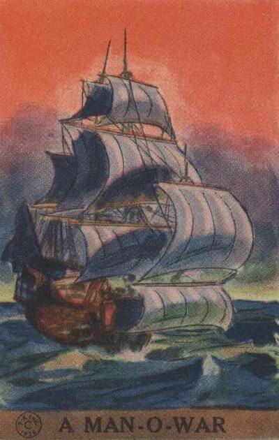 A Man-o-War - Pac Kups Jolly Roger Pirates (1936)